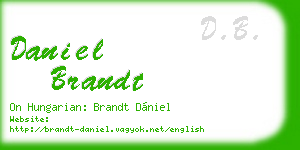 daniel brandt business card