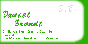 daniel brandt business card